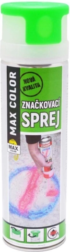 Fluorescenčni označevalni sprej MAX COLOR 500 ml – Svetlo zelena