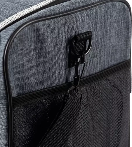 Clear compartments and pockets for organization