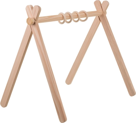 Wooden baby gym stand for babies Kruzzel 0+ 64 × 43 × 52 cm
