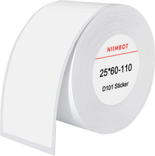 Termalne nalepke Niimbot 25x60 mm bele