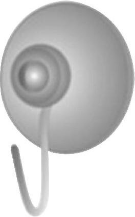 Bele priseske s kavljem, komplet 2 kos