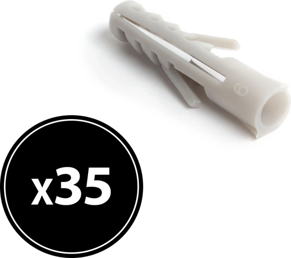 Zidni vložek 6 × 30 mm, 35 kosov
