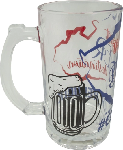 Stekleni vrček za pivo 500 ml