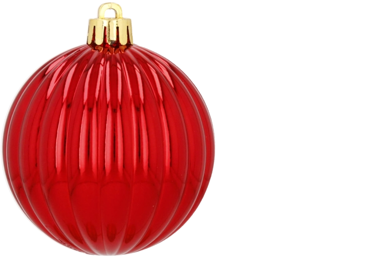 Set of Christmas ornaments in a tube, 30 pcs, 7 cm