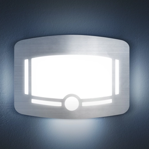 Phenom LED Night Light with Motion and Light Sensor, Silver