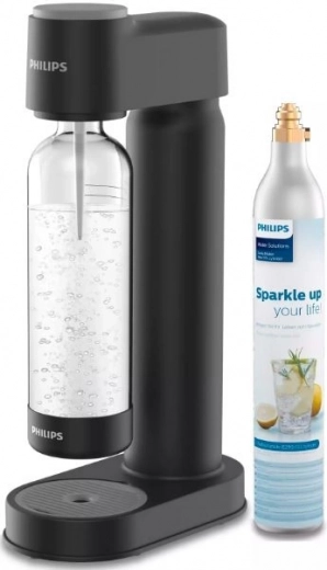 Aparat za gazirano pijačo Philips črn