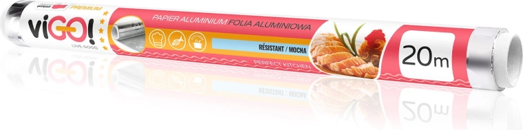 Aluminijasta folija 20 m x 29 cm, 10 µm