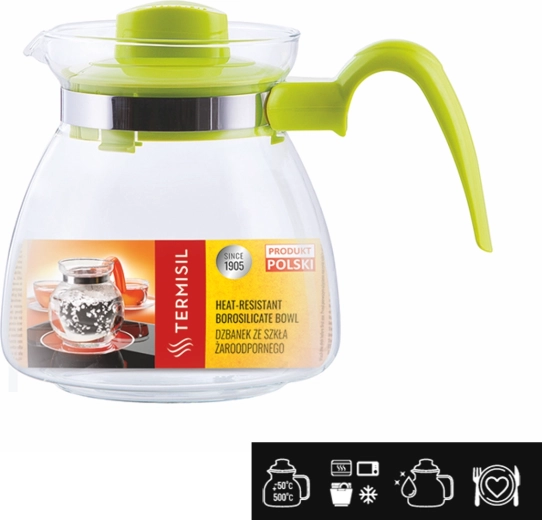 Ognjevaren steklen vrč Termisil Maja 1,25 l