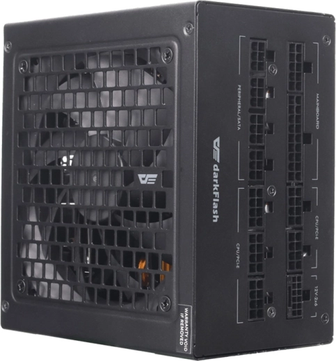 Računalniški napajalnik DarkFlash 1250 W 80 Plus Gold, ATX 3.1, PCIe 5.1, popolnoma modularen (črn)