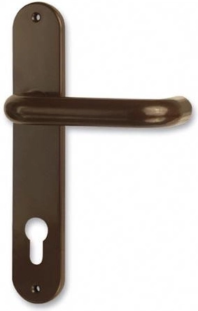 Vratna kljuka Standard 72 mm rjava plastična