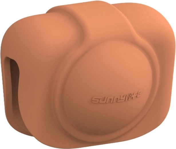 Silikonski pokrovček za objektiv Sunnylife za DJI Osmo 360 – oranžen