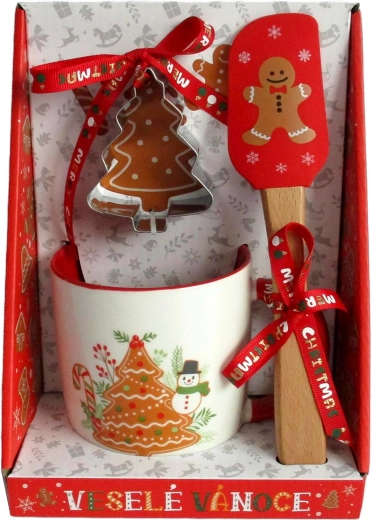 Skodelica 350 ml s kompletom: modelček in lopatica Medenjak