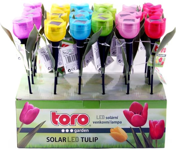 Solarna LED svetilka tulipan 30,5 cm