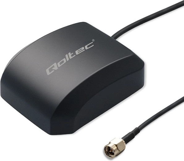 mobile GPS/GLONASS antenna with magnetic base, omnidirectional, 28 dBi, 50 W, SMA