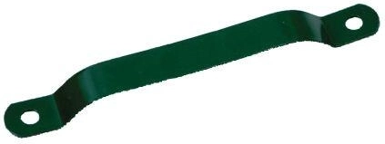 Objemka za steber 60 mm, pocinkana in PVC, zelena