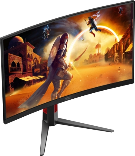 Ukrivljena 27" QHD slika za večjo potopitev v igro