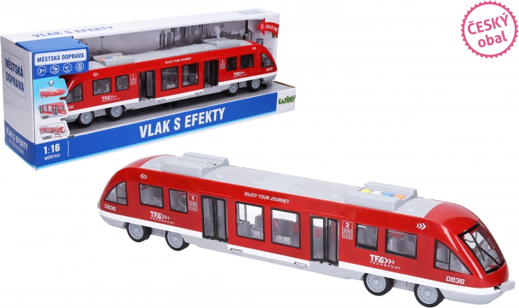Vlak z efekti 44 cm – češka embalaža