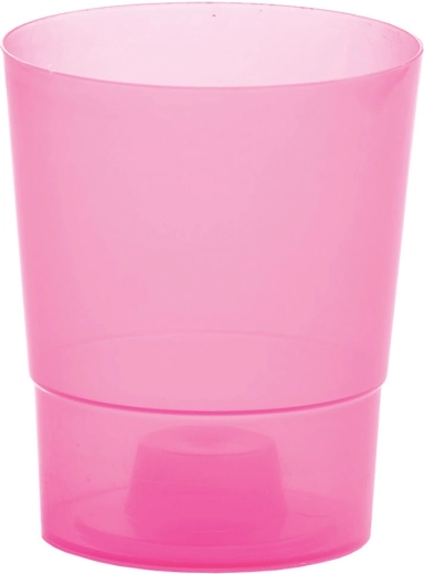 Cvetlični lonec za orhideje COUBI ORCHID, 12,5 cm, prosojno rožnat