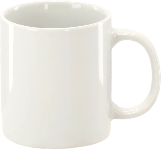 Porcelanasta skodelica 320 ml bela