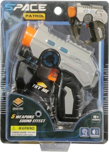 Pištola za penaste izstrelke s svetlobo in zvokom