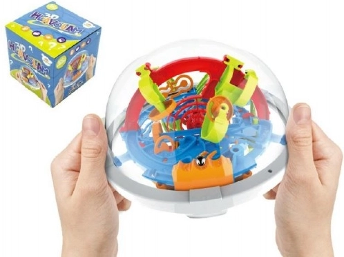 Teddies 3D miselna krogla – labirint s 100 ovirami