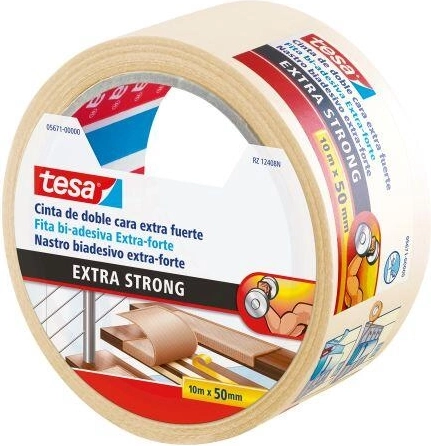 Preprogovni trak 50 mm × 10 m močno lepilni Tesa