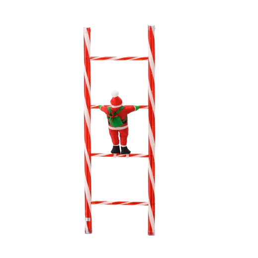 Očarljiv dizajn plezajočega Božička