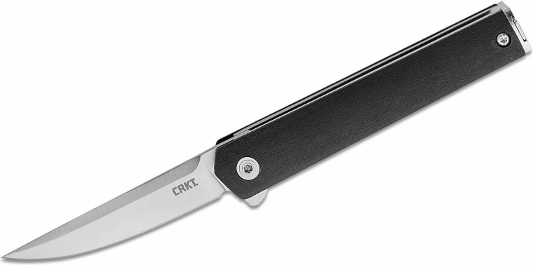 Žepni nož CRKT CEO Compact Black, 6,6 cm, črn, GRN