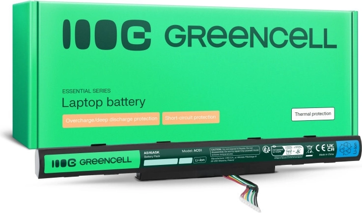 Green Cell Battery for Acer Aspire E5-553 14.6 V 2.2 Ah