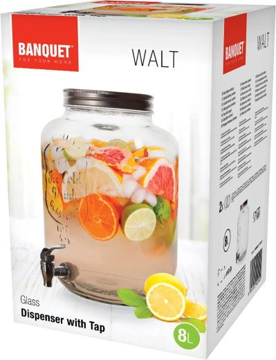 Velika prostornina 8 litrov za vsako zabavo