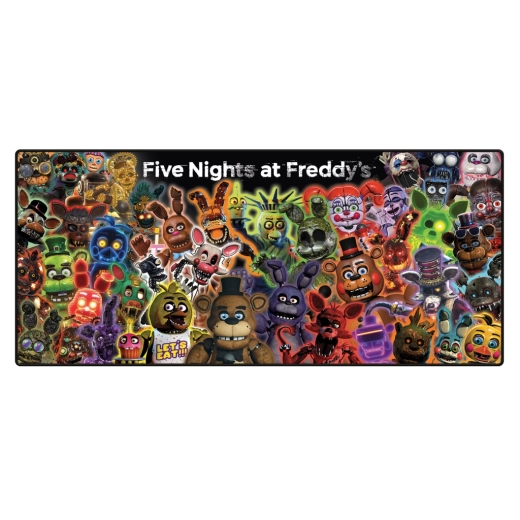 Five Nights At Freddy's Glow Montage Gaming Mouse Pad 90 × 40 cm