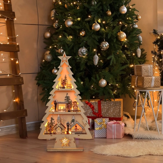 Warm white LED lighting for a cozy atmosphere