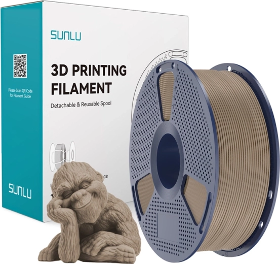 Sunlu Wood filament pro 3D tisk (učinek lesa)