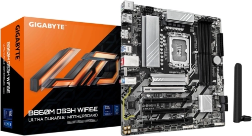 Gigabyte B860M DS3H WIFI 6E – microATX osnovna plošča za Intel