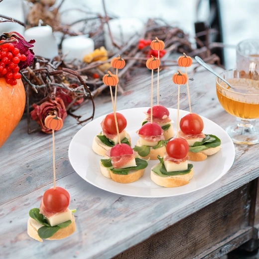 Halloweenski motiv buče za tematsko serviranje