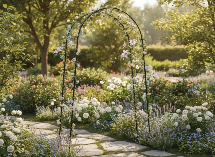 Eleganten vhod v vrt