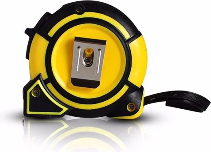 Svinčev merilni trak 5 m x 25 mm z zaskočnim zaklepanjem, jekleni trak