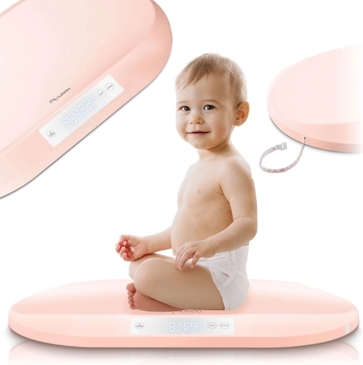 Elektronska otroška tehtnica NUKIDO z visoko natančnostjo in merjenjem obsega