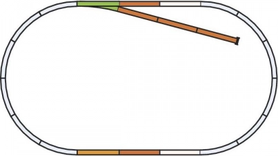Piko komplet tirov B s slepim tirom H0