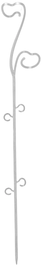 Opora za orhideje 39 cm prozorna