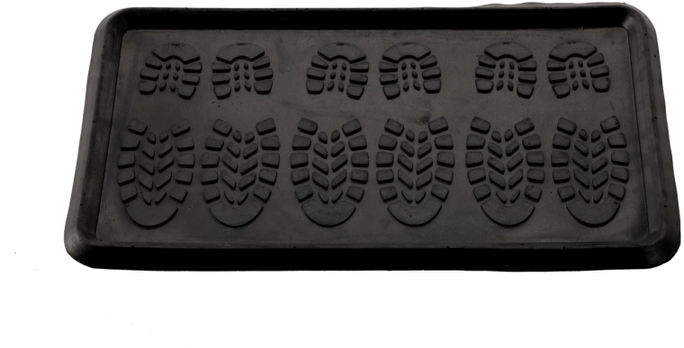 Gumijasta pravokotna podloga – odkapnik črna 40 × 70 cm