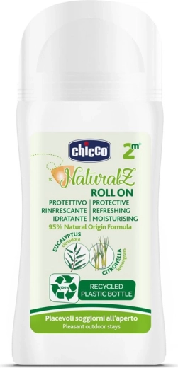 Chicco NaturalZ zaščitni in osvežilni roll-on proti komarjem 60 ml