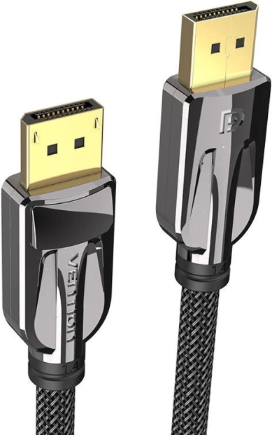 Vention kabel 2× DisplayPort 1.4, 8K 60 Hz, 3 m, črn