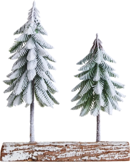 Avtentičen zimski učinek s snežnim pridihom