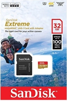 SanDisk Extreme 32GB microSDHC kartica za 4K in Full HD