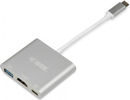 USB‑C razdelilnik s HDMI, USB‑A in USB‑C Power Delivery