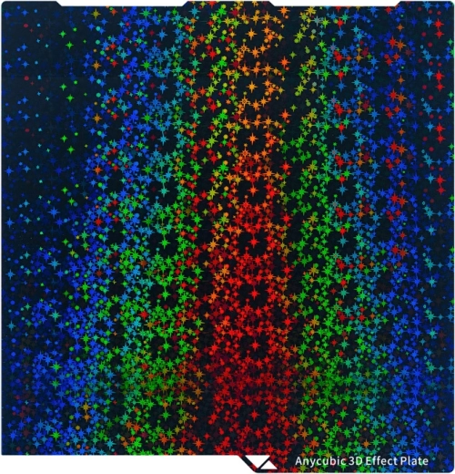 Dvostranska 3D tiskalna plošča z 3D učinkom za ANYCUBIC Kobra 3, Kobra 3 Combo, Kobra 3 V2 in Kobra 3 V2 Combo