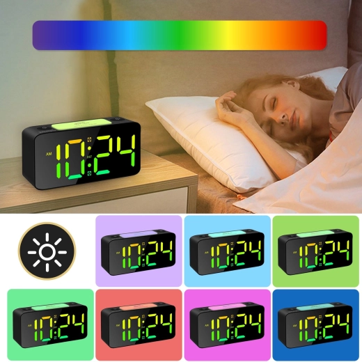 Customizable brightness and readability by the bed