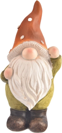 Keramični škratek zelen 19 cm