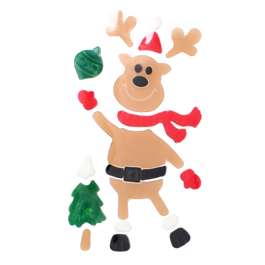 Čarobni jelen in praznični motivi